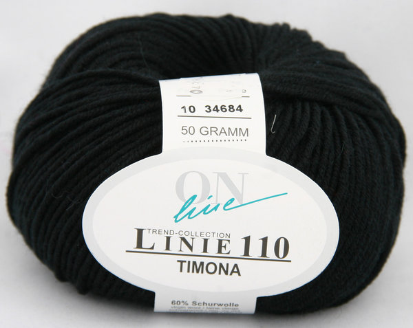 Timona - Online Wolle - Linie 110 schwarz