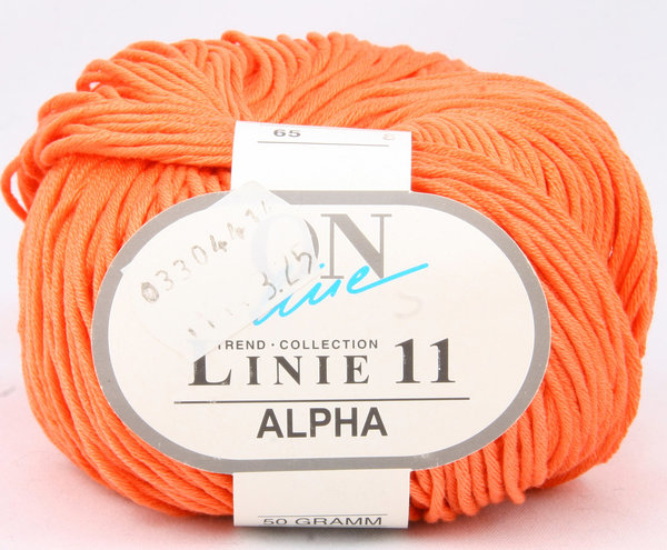 Linie 11 - Alpha - ONline Garne - orange