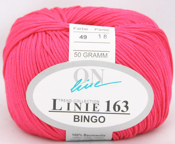 Linie 163 Bingo pink Farbe 49