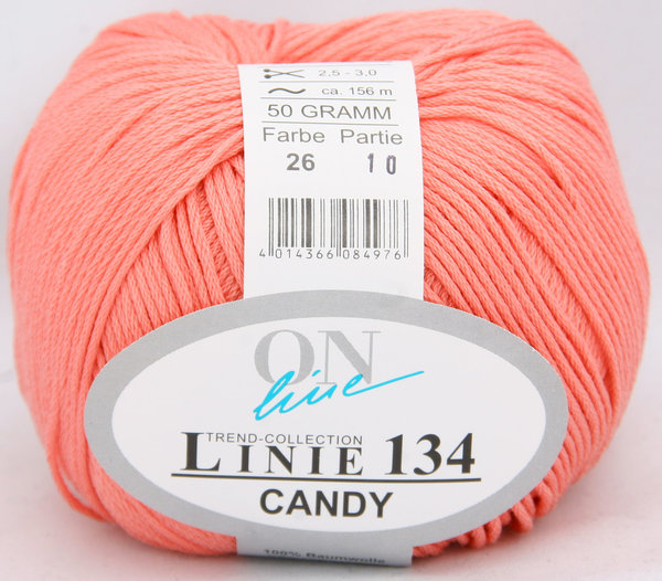 Linie 134 Candy rosa Farbe 26