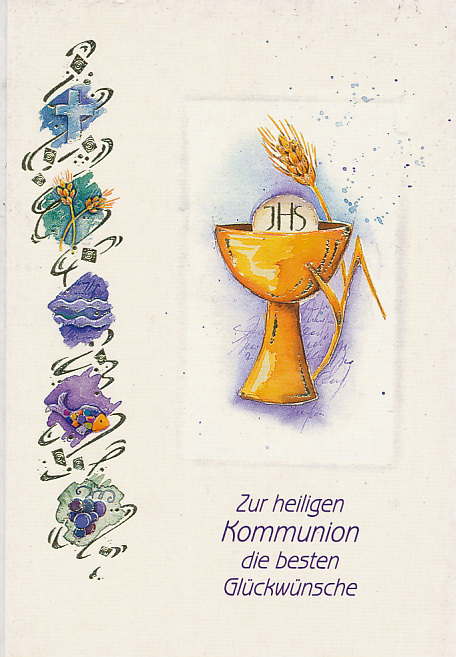 Glückwunschkarte Kommunion 2