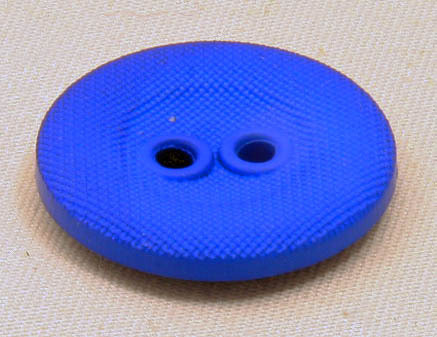 Knopf Kunststoff blau rund 14mm