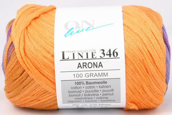 Arona - Linie 346 - ONline Garne lila/orangecolor