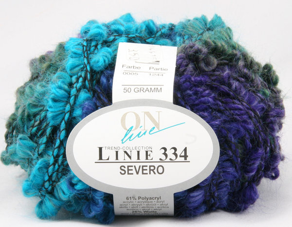Severo - ONline Wolle - Linie 334 blaucolor