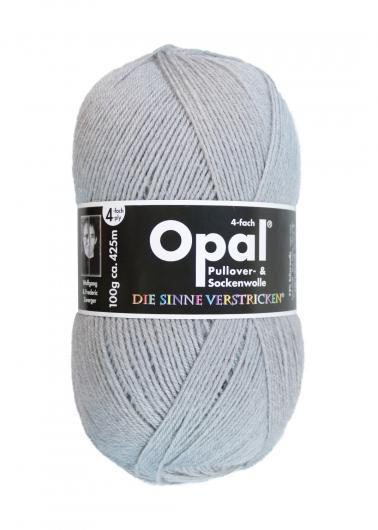 Sockenwolle Opal Uni4-fach grau Fb. 5193