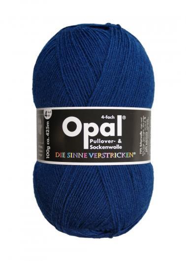 Sockenwolle Opal Uni4-fach dunkles blau Fb. 5187