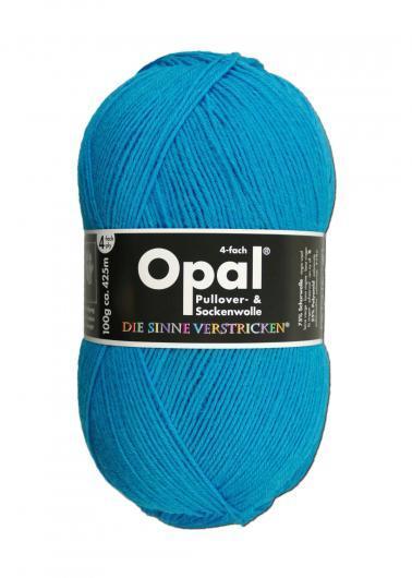 Sockenwolle Opal Uni4-fach türkis Fb. 5183