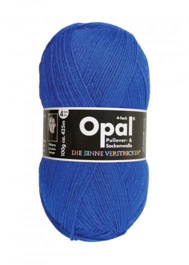 Sockenwolle Opal Uni4-fach blau Fb. 5188