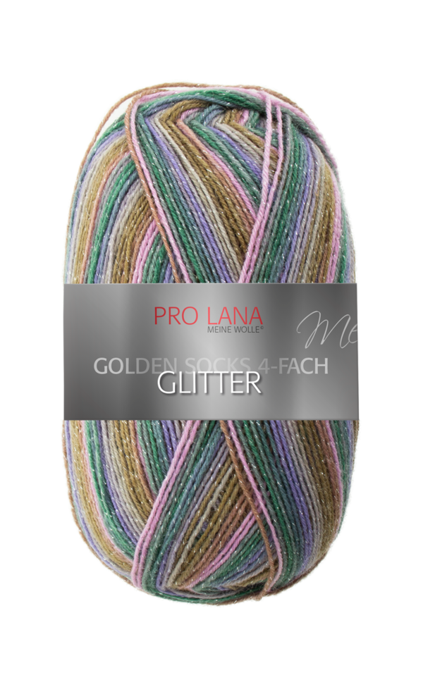 Pro Lana Sockenwolle Glitter 4fach Fb. 473