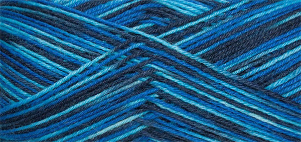 ONline Supersocke 100 Linie 3 Color blau